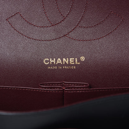 Chanel Lambskin Quilted Jumbo Double Flap Black 6 of 13