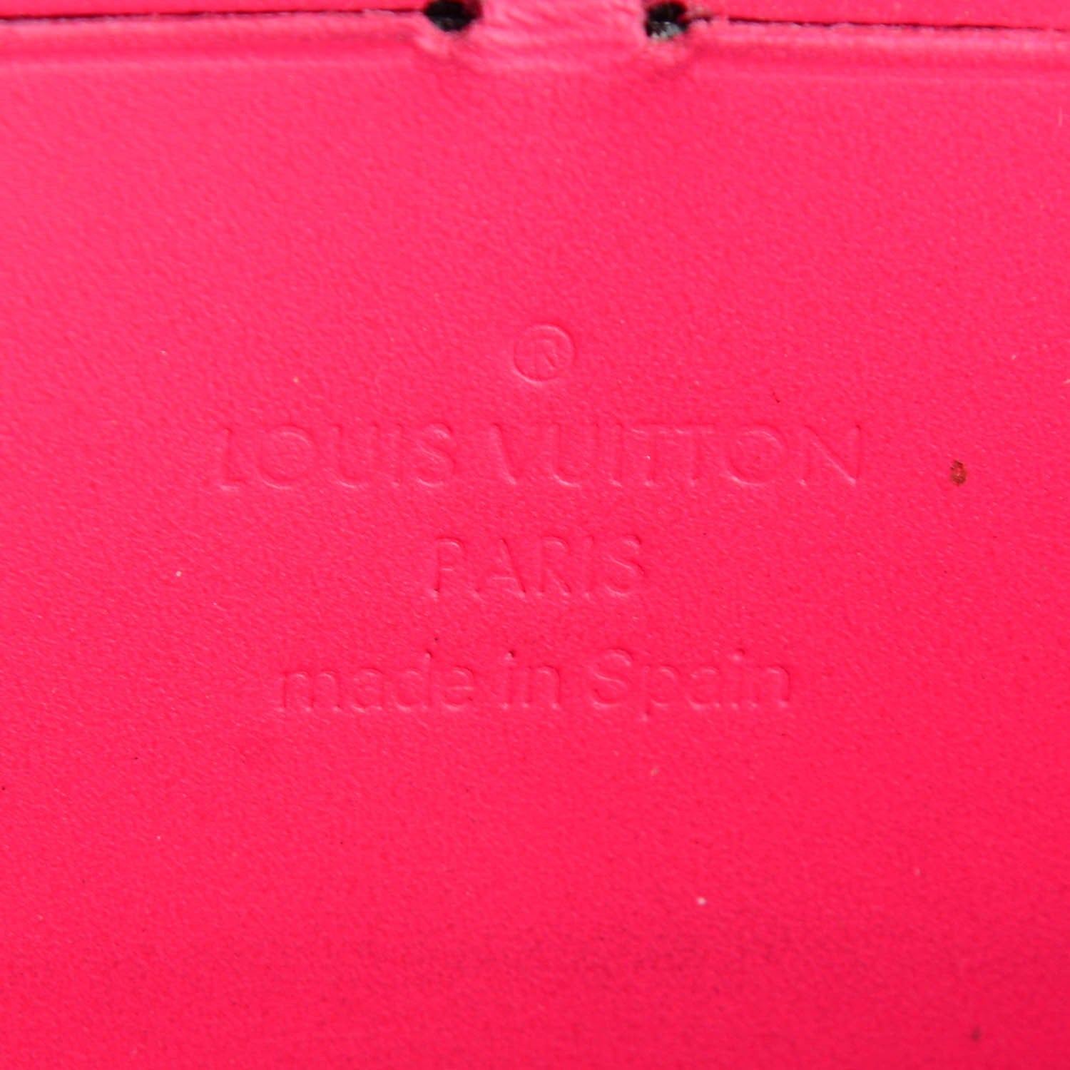 Louis Vuitton Vernis Zippy Wallet Rose Pop 6 of 9