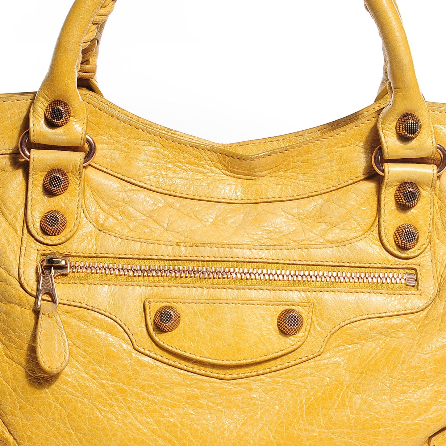 Agneau Giant 12 Rose Gold Hardware Town Moutarde