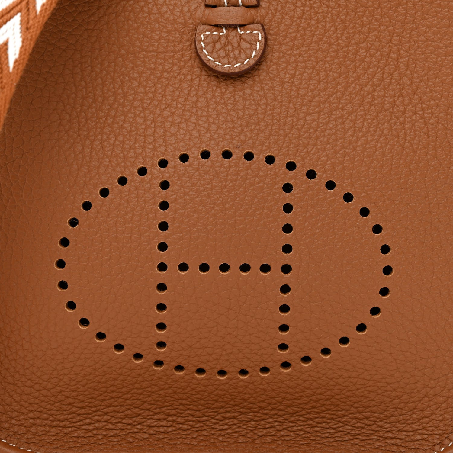 Hermes Taurillon Maurice Amazone Evelyne TPM Gold White 8 of 11