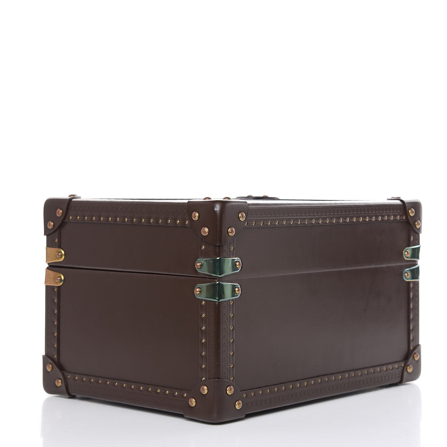 Louis Vuitton Calfskin Jewelry Trunk Brown 3 of 12