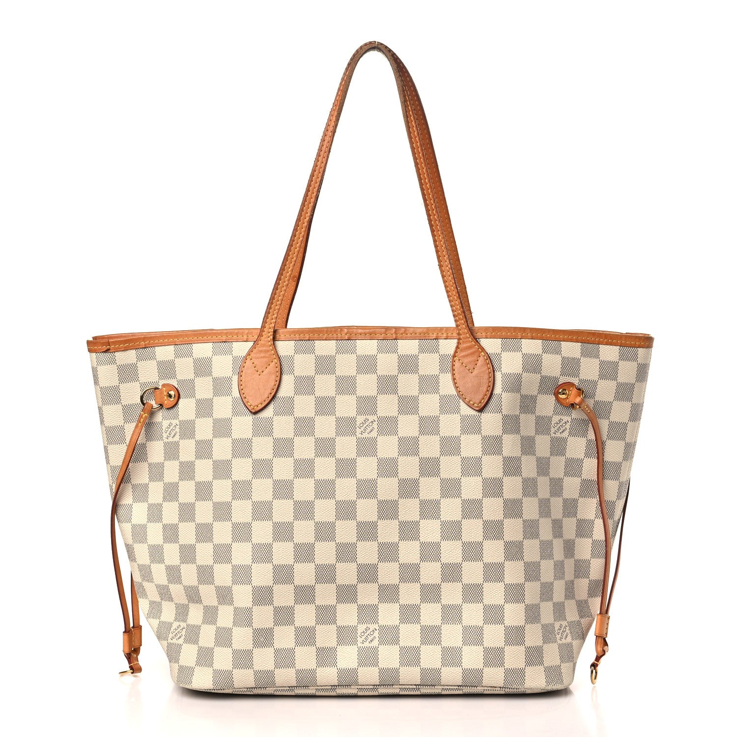 Louis Vuitton Damier Azur Neo Neverfull MM Rose Ballerine 3 of 12