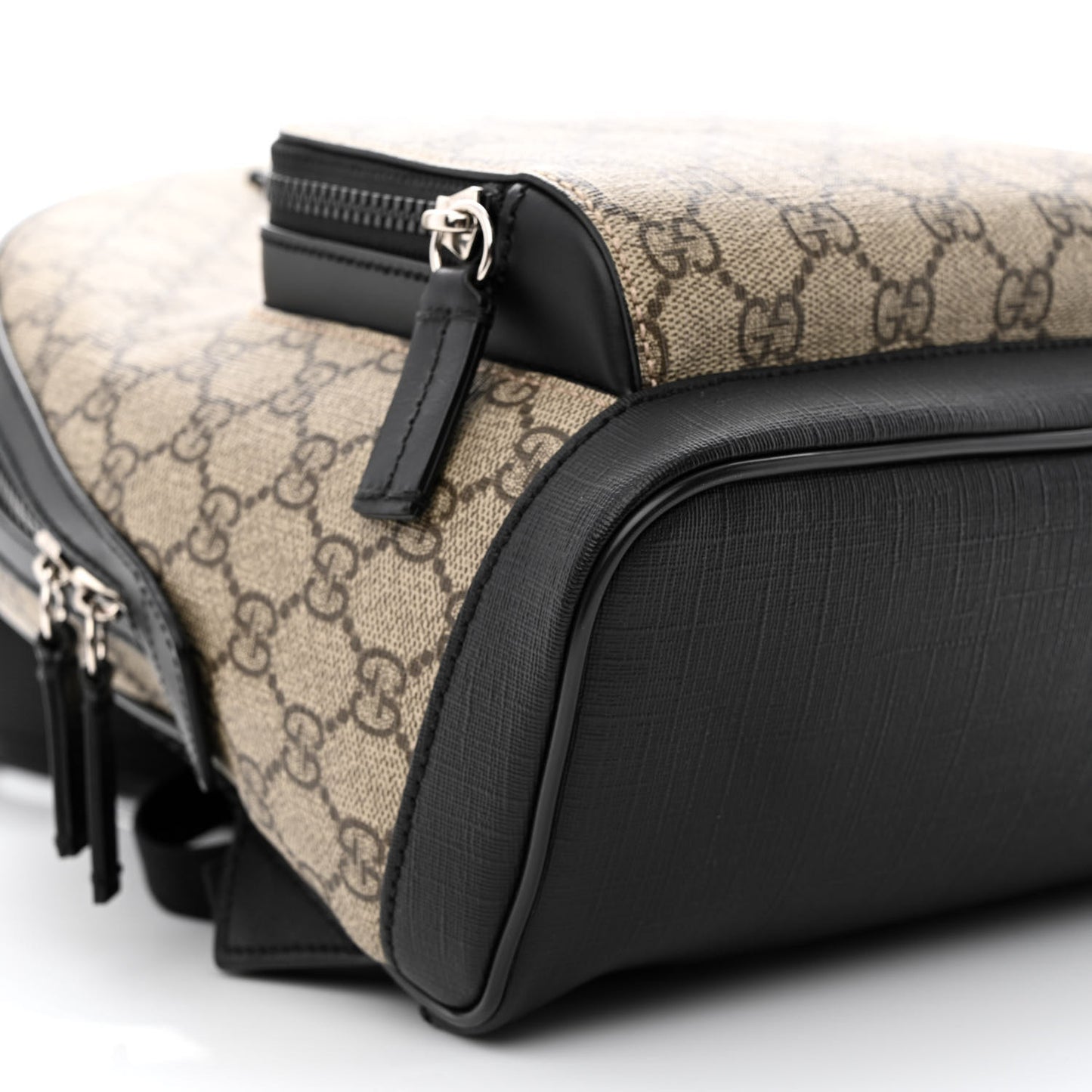 GG Supreme Monogram Small Eden Day Backpack Black