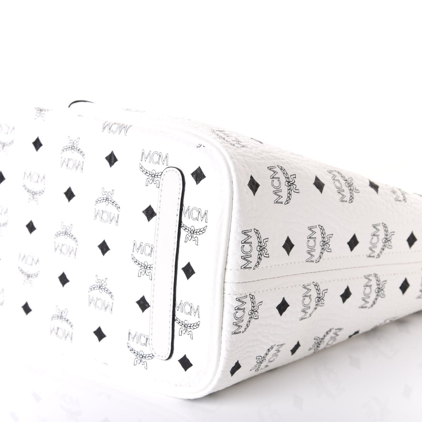 Visetos Medium Liz Reversible Shopper Tote White