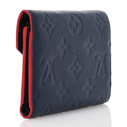 Louis Vuitton Empreinte Victorine Wallet Marine Rouge 3 of 10