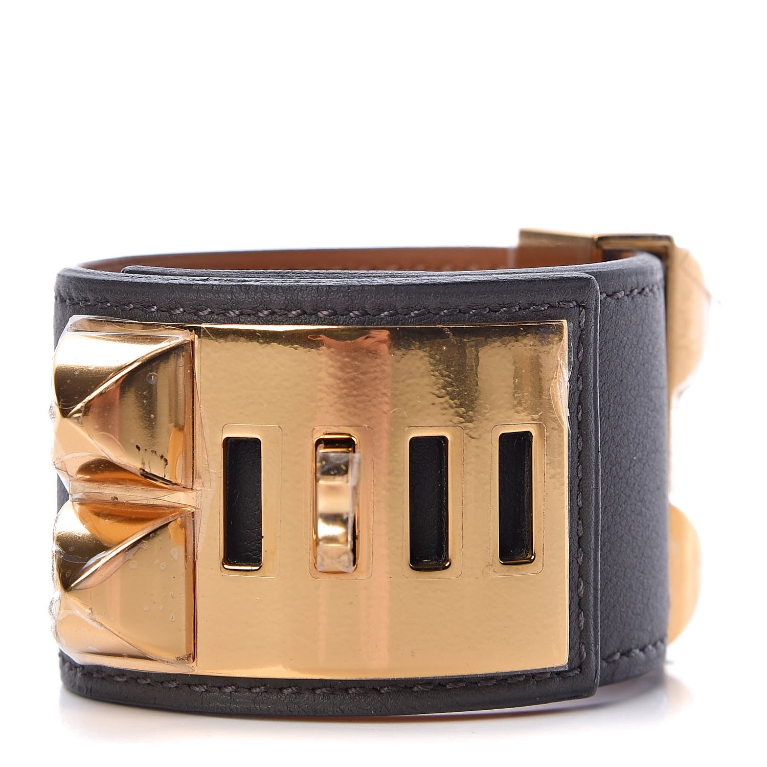 Hermes Swift Collier de Chien CDC Bracelet S Graphite 3 of 5
