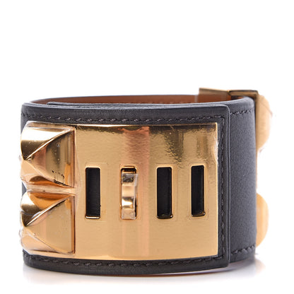 Hermes Swift Collier de Chien CDC Bracelet S Graphite 3 of 5