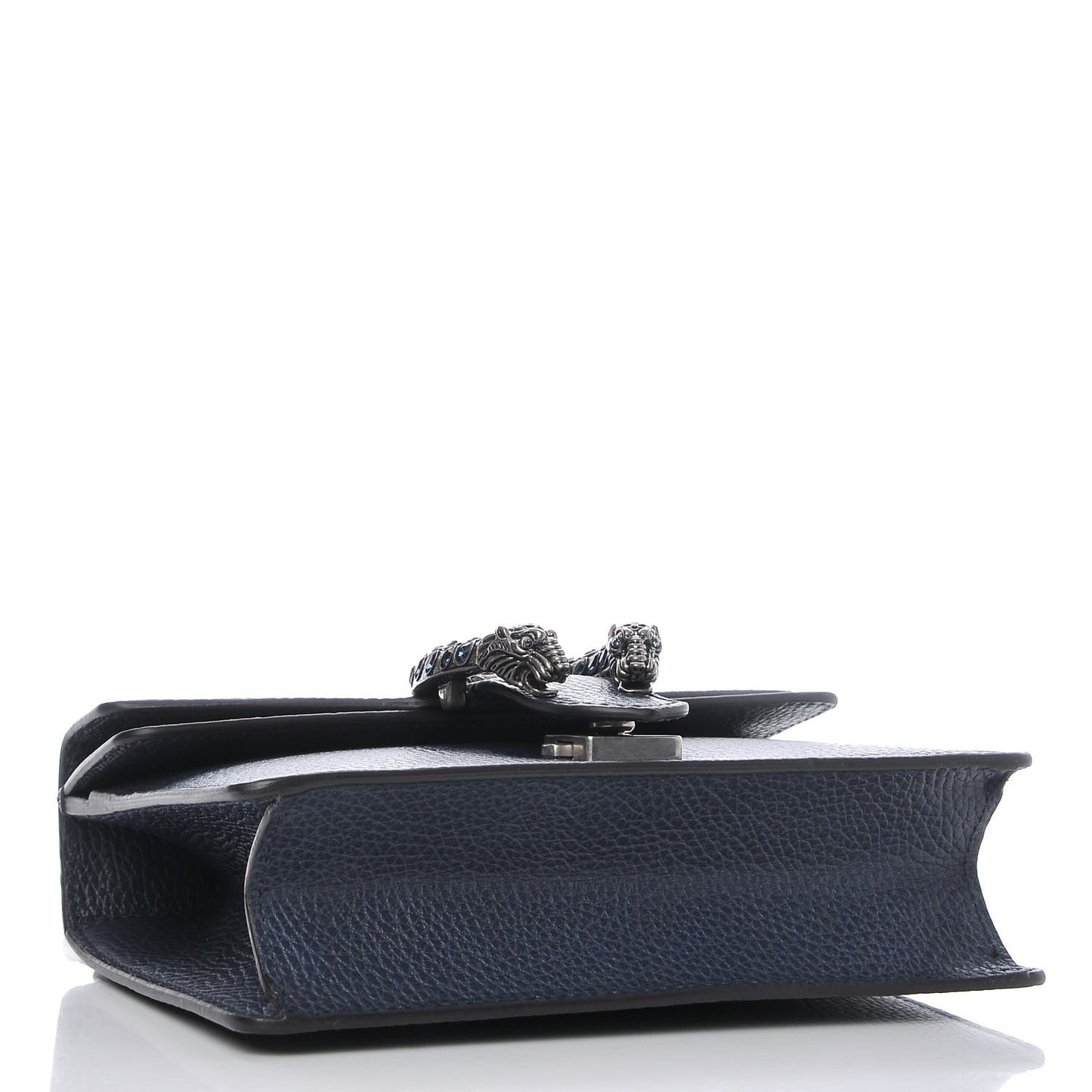 Dollar Calfskin Crystal Mini Dionysus Shoulder Bag Blue Agata Montana Sapphire
