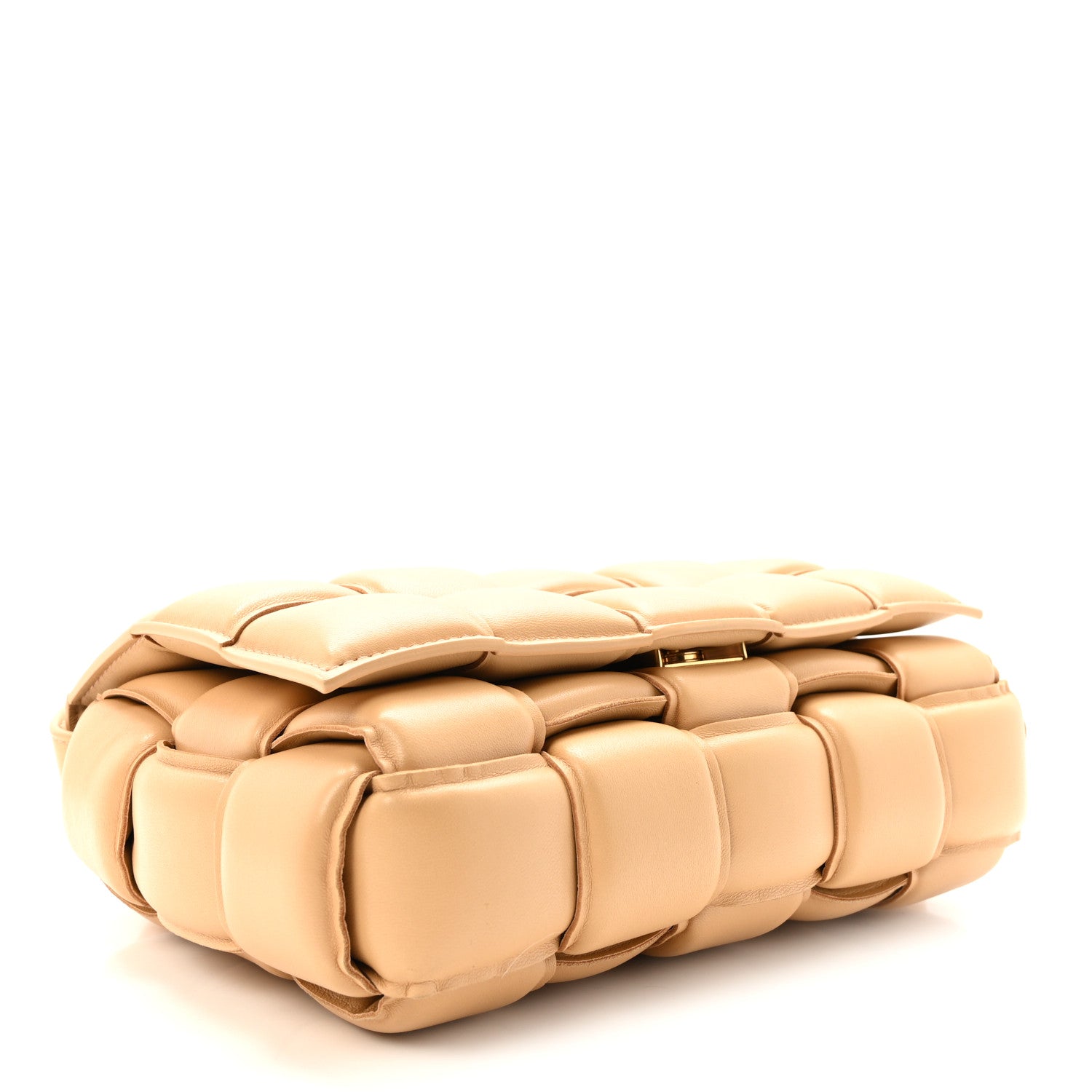 Bottega Veneta Nappa Maxi Intrecciato Padded Cassette Crossbody Bag Almond 4 of 9