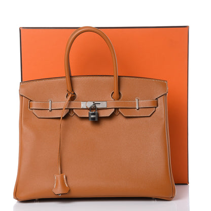 Hermes Epsom Birkin 35 Toffee 31 of 31