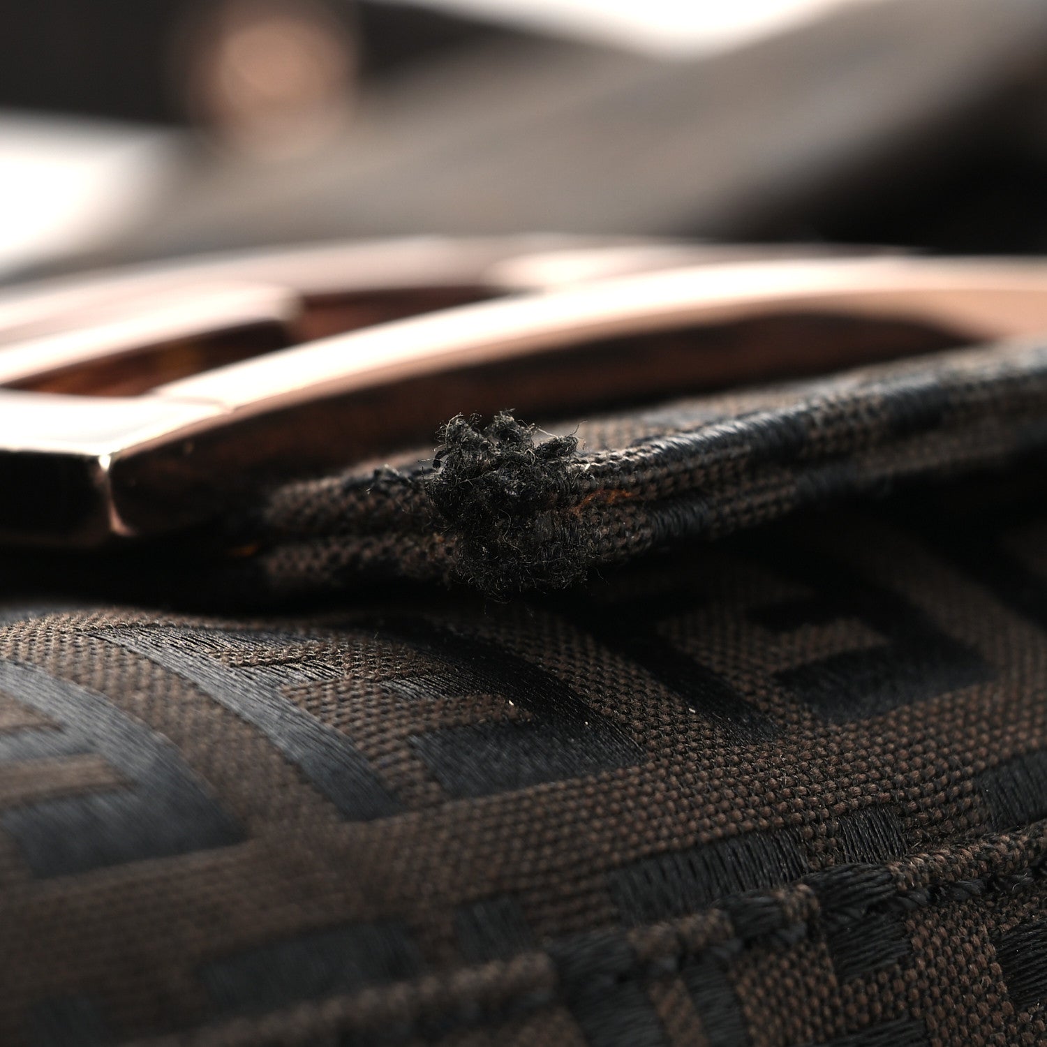 Fendi Zucchino Baguette Brown 11 of 11