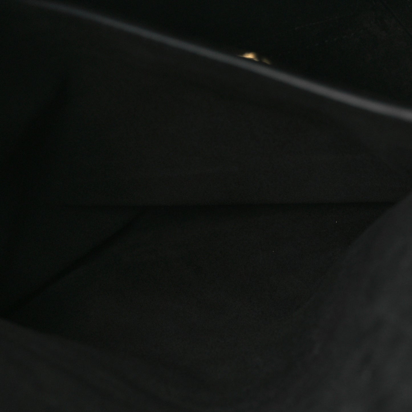 Soft Grained Calfskin Sangle Bucket Bag Black