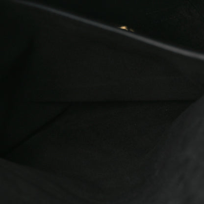 Celine Soft Grained Calfskin Sangle Bucket Bag Black 6 of 14