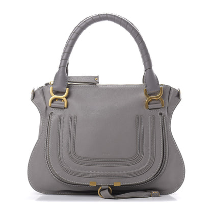 Chloe Calfskin Medium Marcie Satchel Cashmere Grey 1 of 11