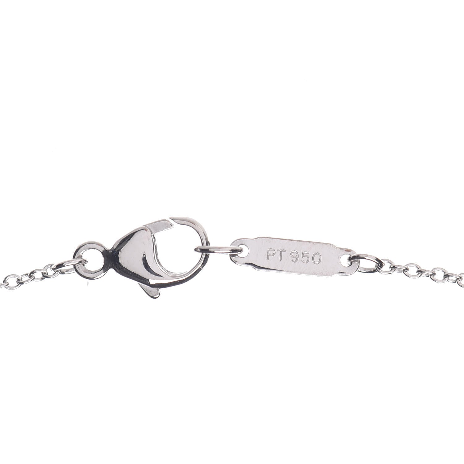Tiffany Platinum Diamond Jazz Graduated Drop Pendant Necklace 7 of 7