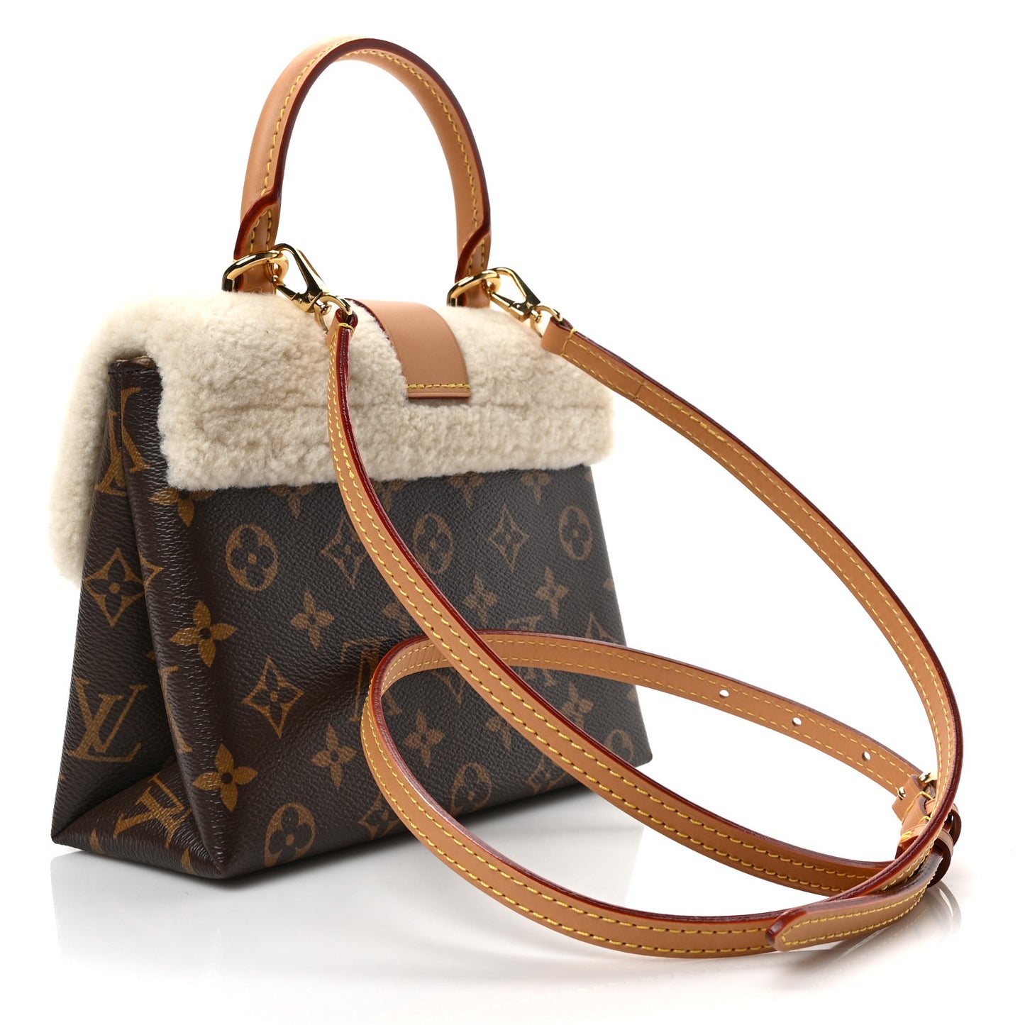 Monogram Shearling Cozygram Locky BB