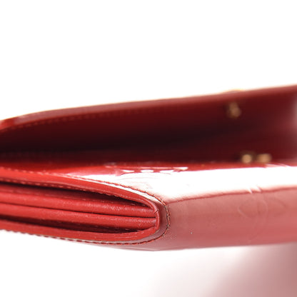Louis Vuitton Vernis Sarah Wallet Rouge 11 of 14