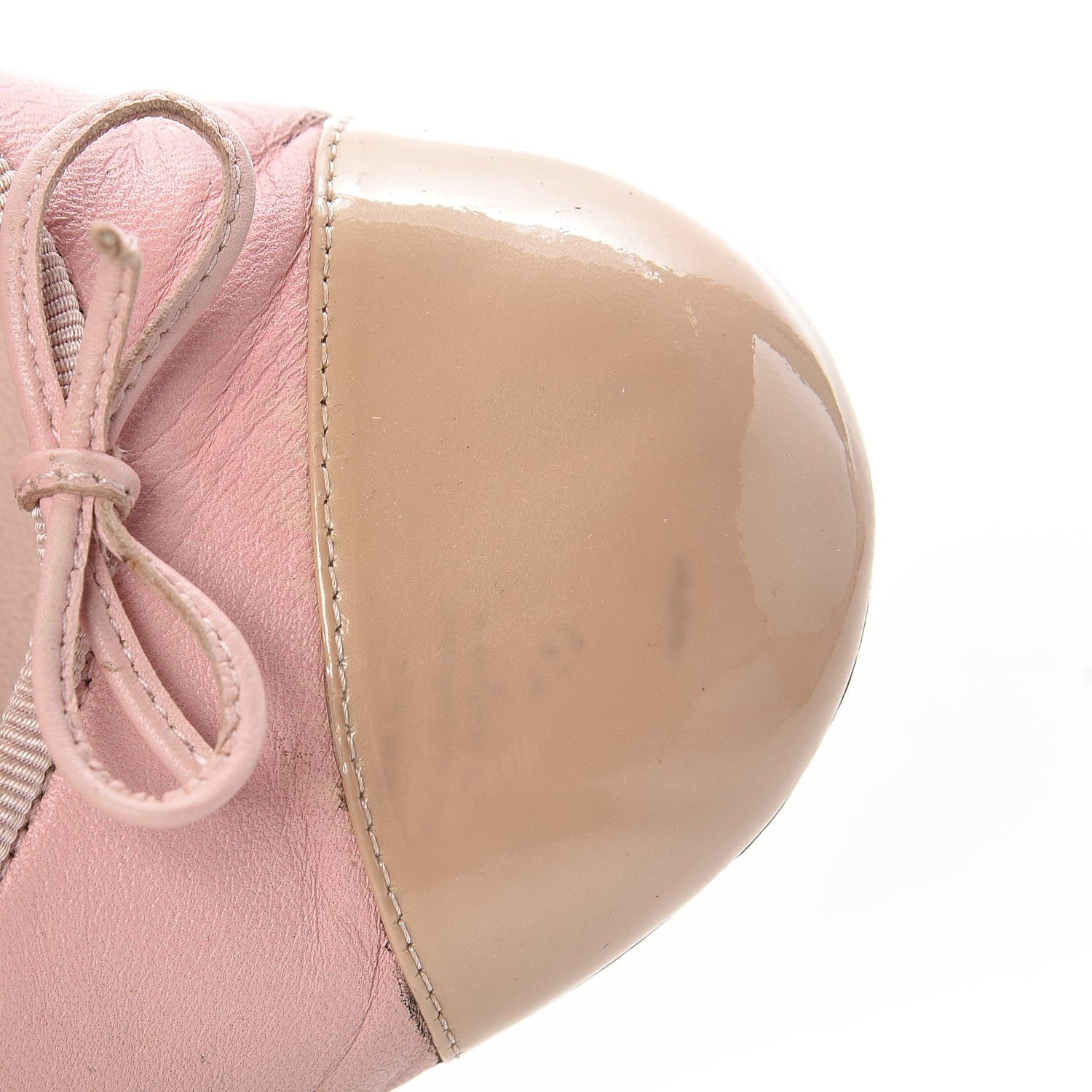 Chanel Lambskin Patent Cap Toe CC Ballerina Flats 40 Rose Clair 22 of 26