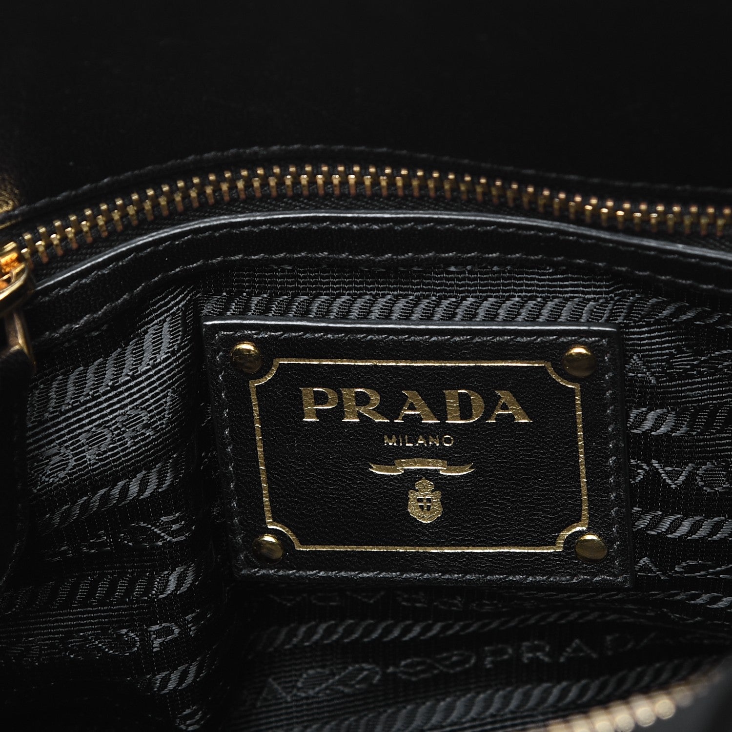 Prada Tessuto Nylon Gaufre Shopping Satchel Black 8 of 12