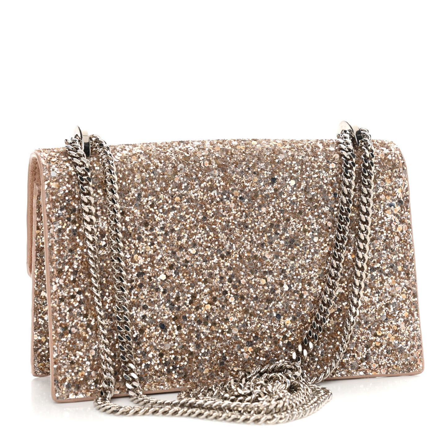 Coarse Glitter Mini Finley Shoulder Bag Ballet Pink