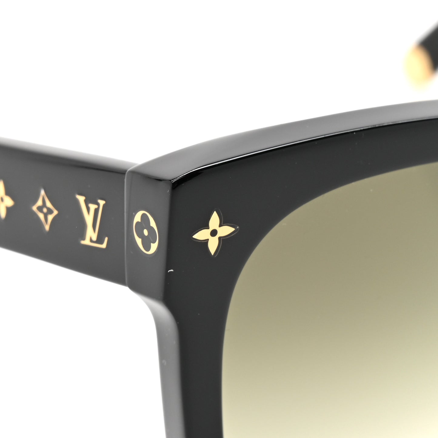 Acetate My Monogram Cat Eye Sunglasses Z1729E Black