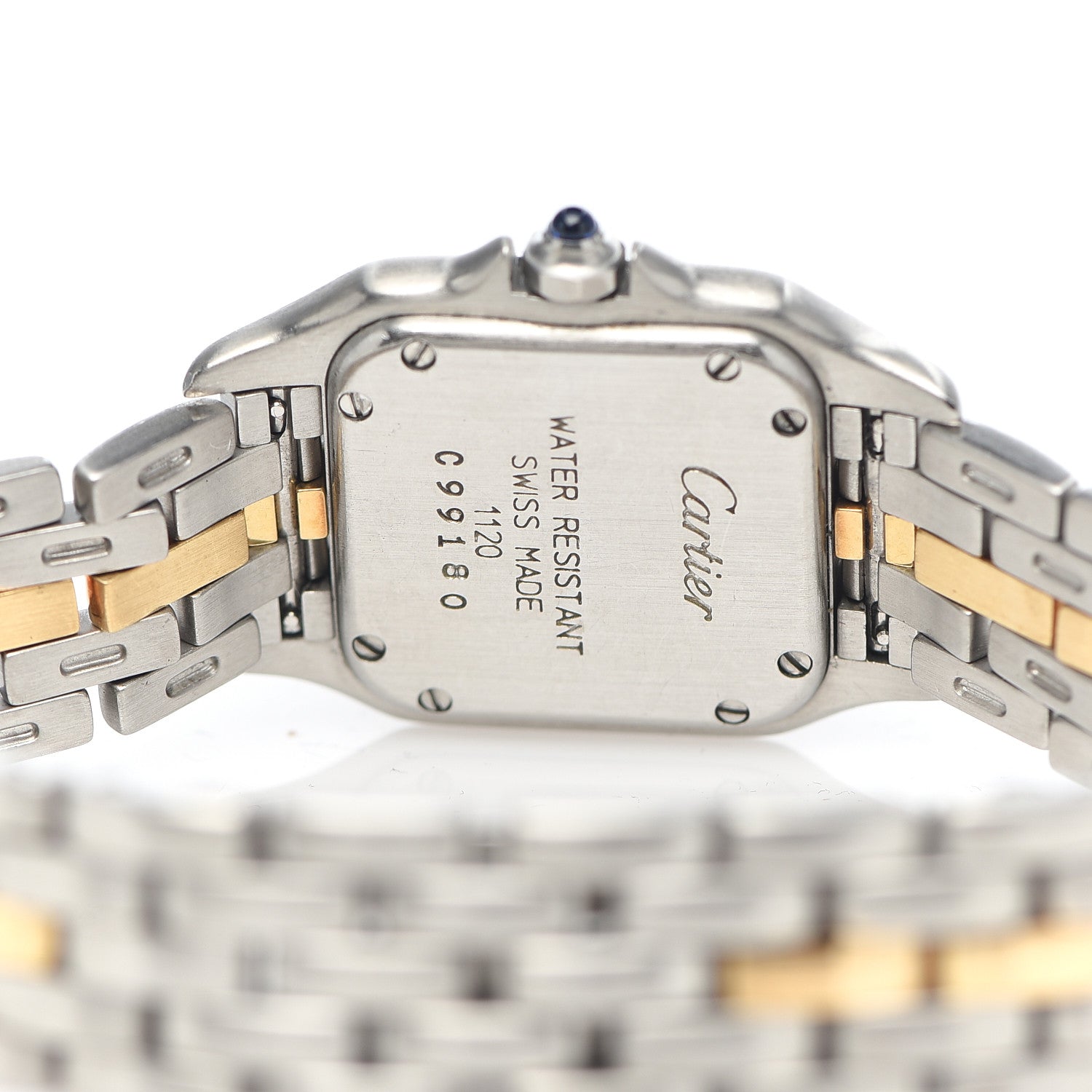 Cartier Stainless Steel 18K Yellow Gold 22mm Panthere Quartz Watch 5 of 6