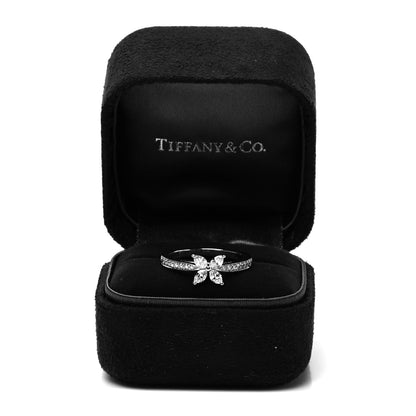 Tiffany Platinum Diamond .44ctw Victoria Ring 54 7 6 of 6