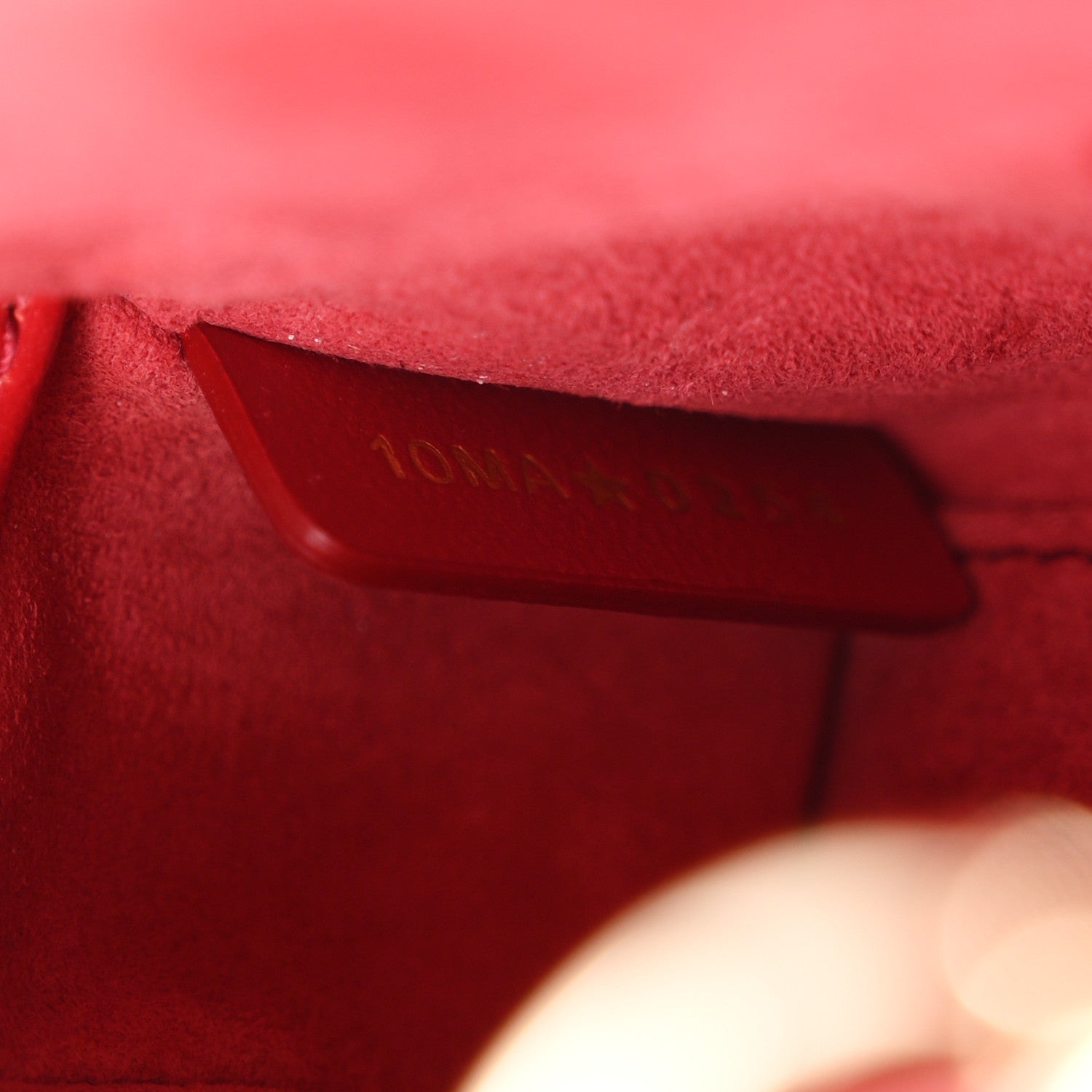 Christian Dior Lambskin Cannage Dioramour Micro Lady D-Joy Red 7 of 11