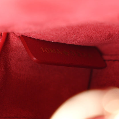 Christian Dior Lambskin Cannage Dioramour Micro Lady D-Joy Red 7 of 11