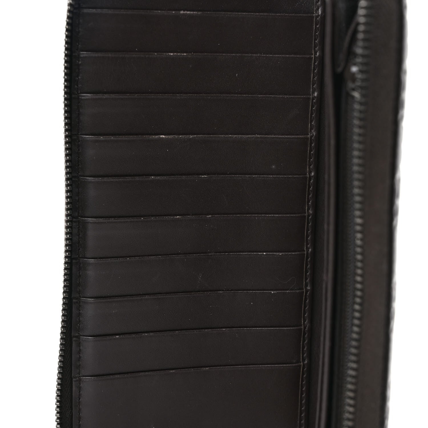 Gucci Guccissima Signature Zip Around Organizer Wallet Black 11 of 12