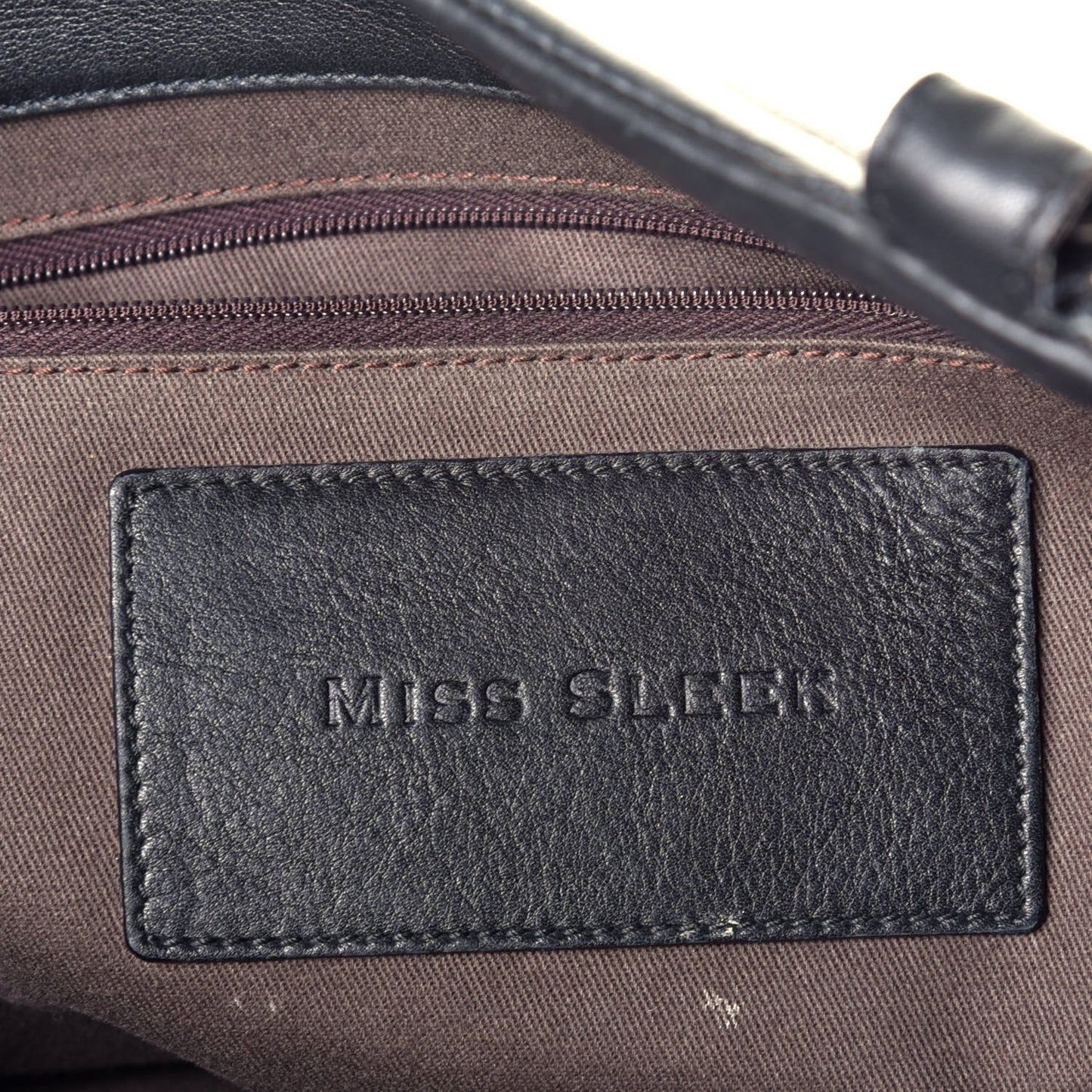 Deerskin Pocket Tote Black