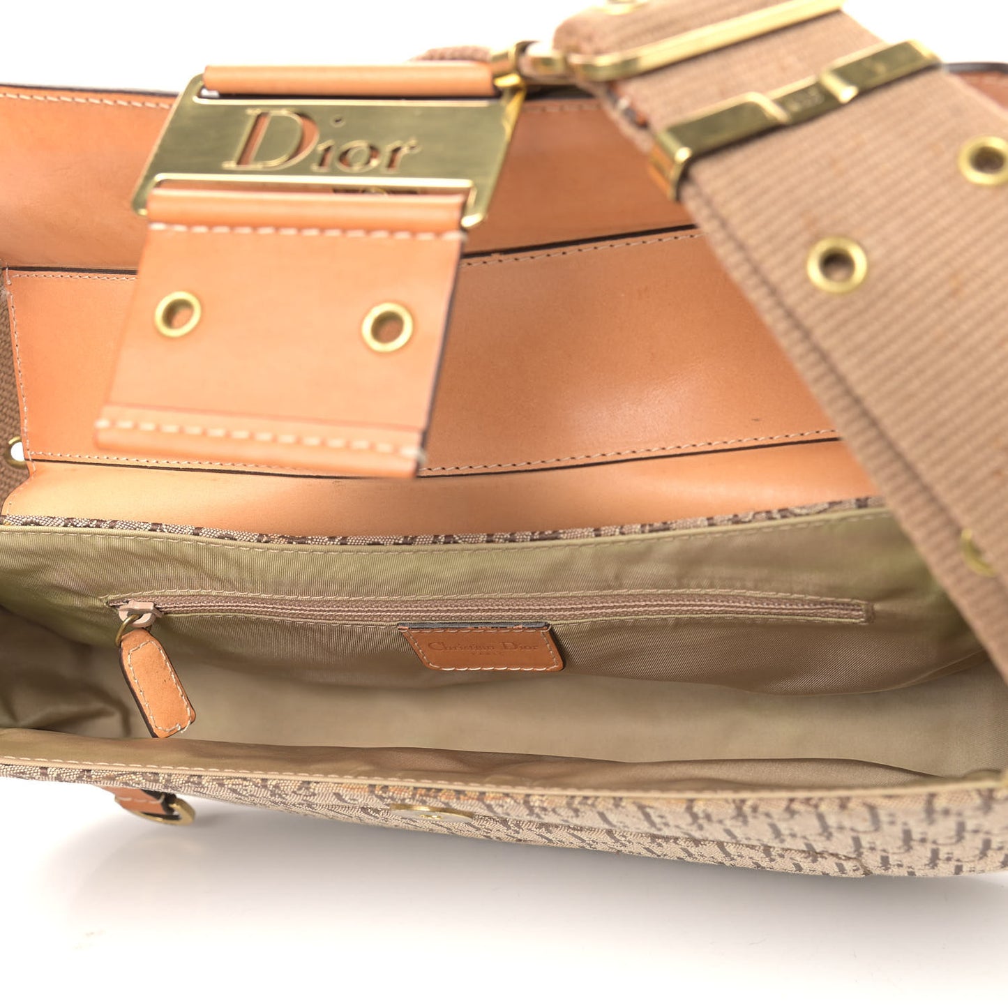 Monogram Street Chic Shoulder Bag Beige