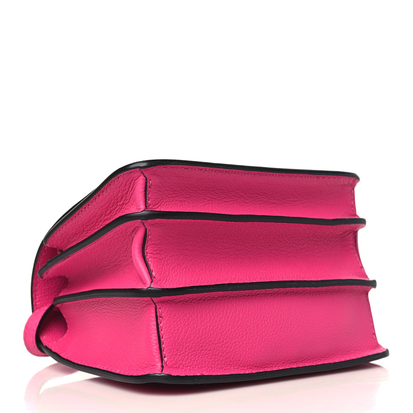 Grained Calfskin La Medusa Shoulder Bag Pink Lilac
