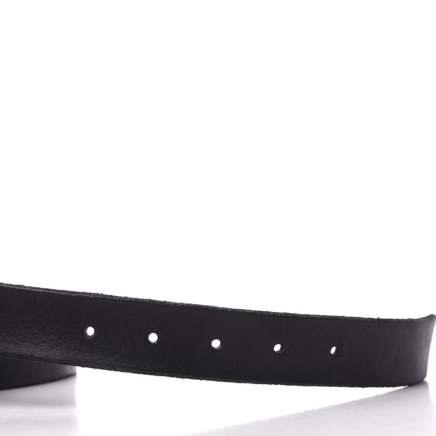 Cuoio Toscano Nickel Double G 30mm Belt 80 32 Black