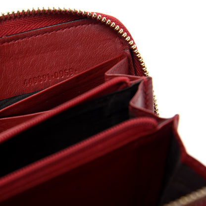 Gucci Microguccissima Zip Around Wallet Red 7 of 11