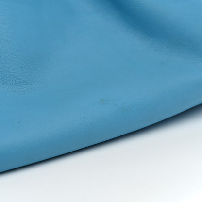 Bottega Veneta Smooth Butter Calf The Pouch Oversized Clutch Sky Blue 11 of 15