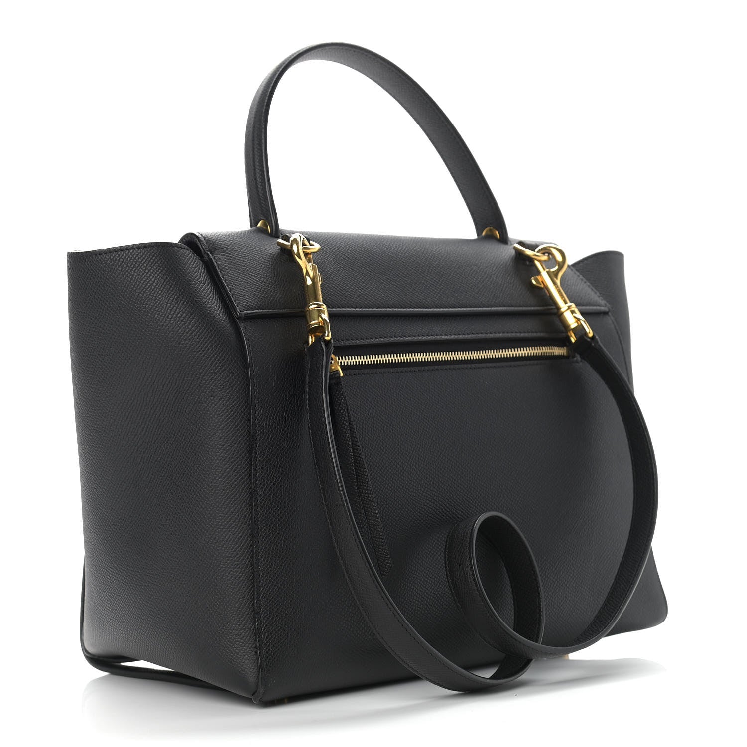 Celine Grained Calfskin Mini Belt Bag Black 3 of 12