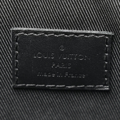 Louis Vuitton Grained Calfskin Aerogram Takeoff Pouch Black 6 of 11