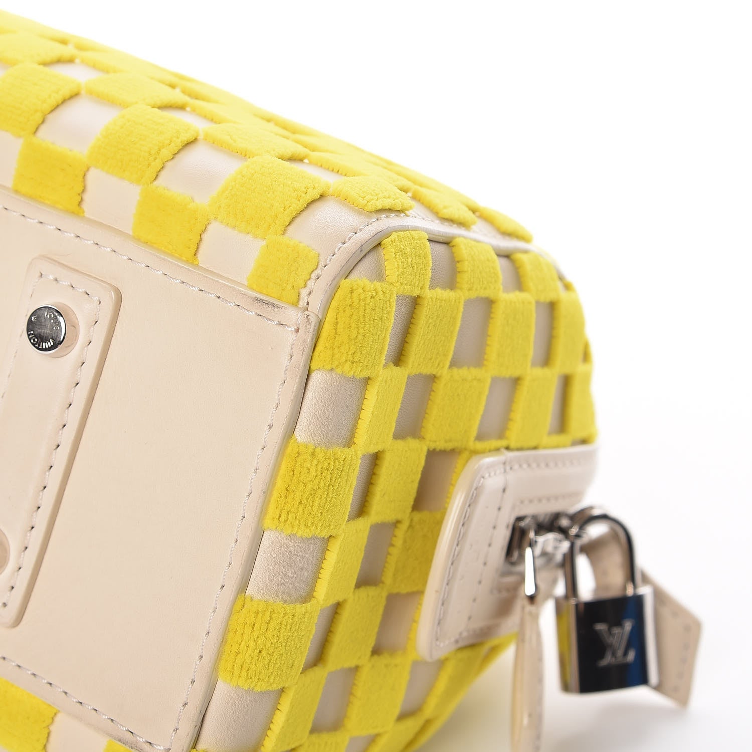 Louis Vuitton Damier Cubic Speedy East West Yellow 6 of 33