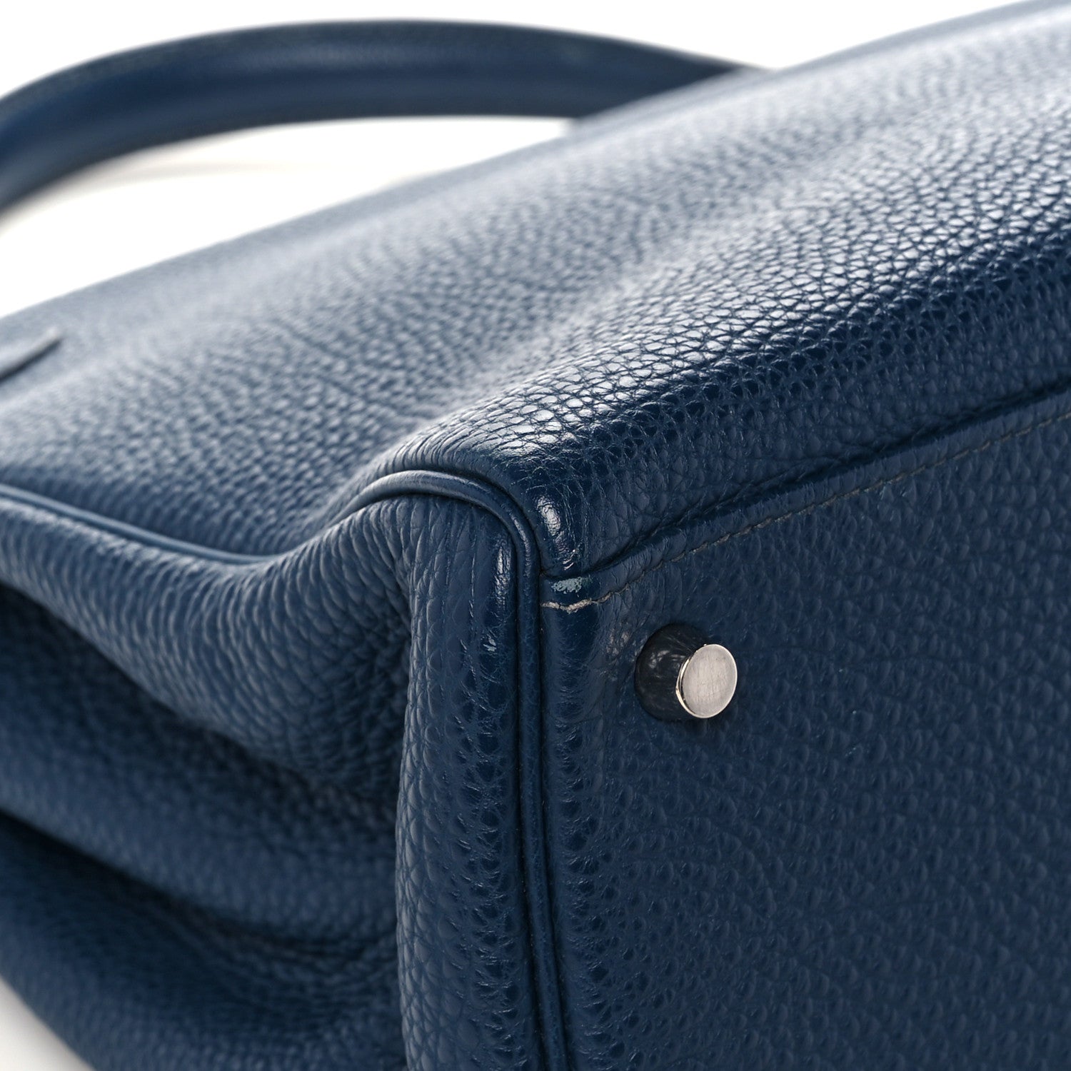 Hermes Togo Kelly Retourne 35 Bleu de Galice 36 of 37