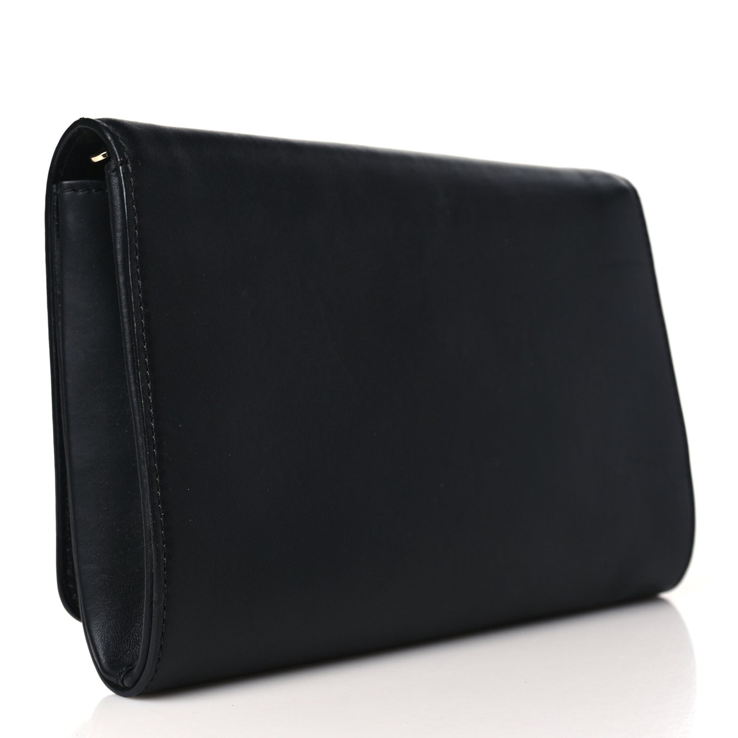 Vitello Palazzo Medusa Evening Clutch Bag Black