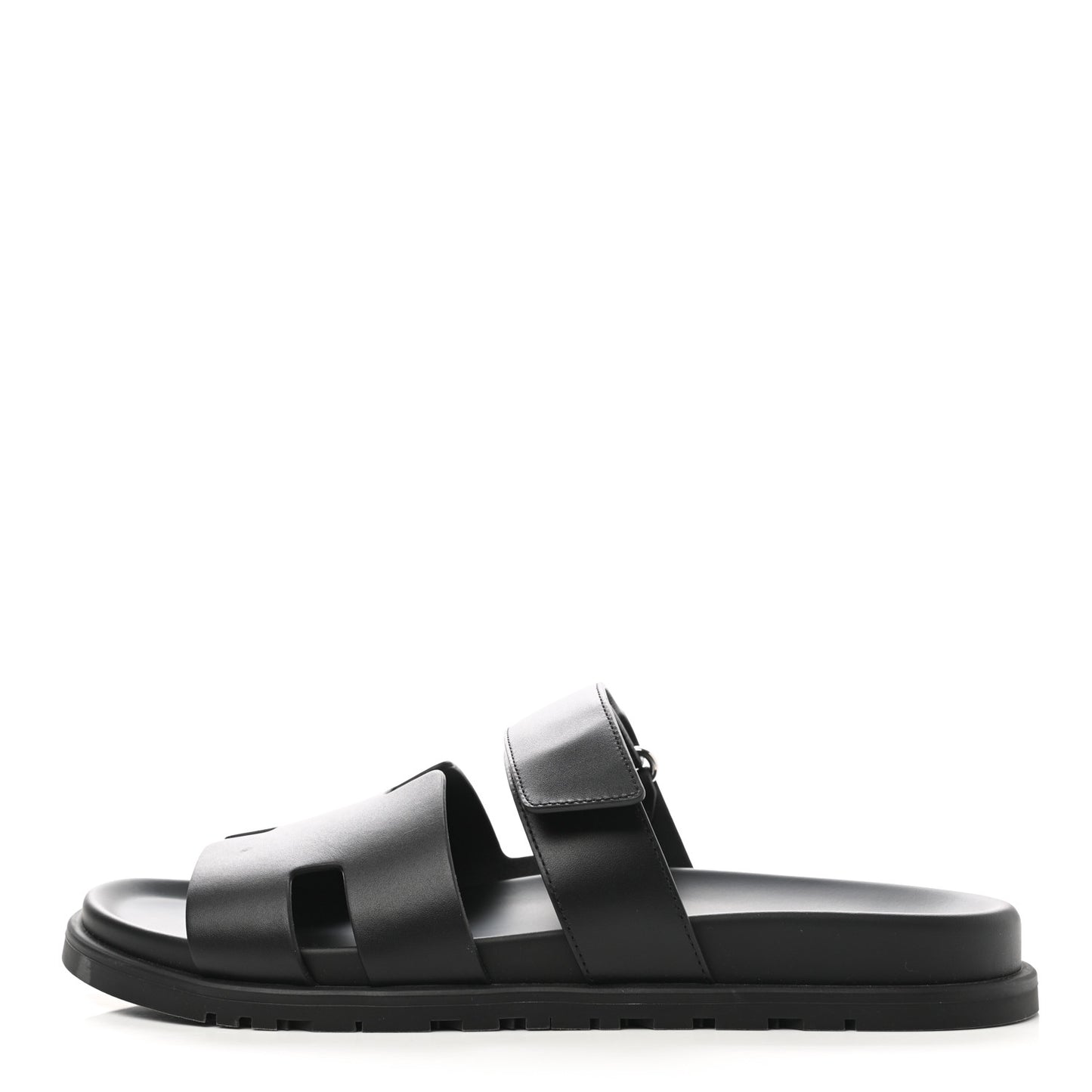 Calfskin Mens Chypre Sandals 43.5 Black