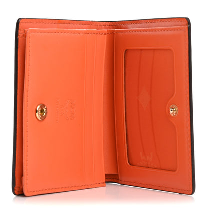 MCM Saffiano Wallet Pink Orange 5 of 12