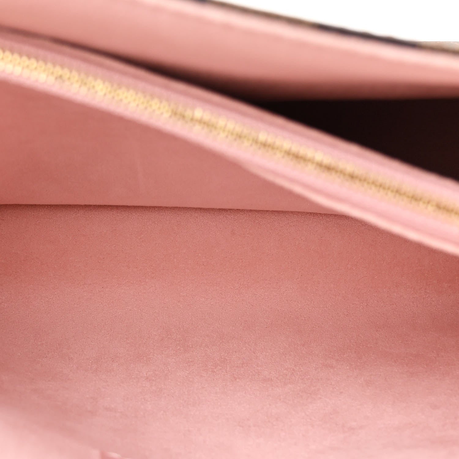 Louis Vuitton Damier Ebene Caissa Clutch Rose Ballerine 6 of 13