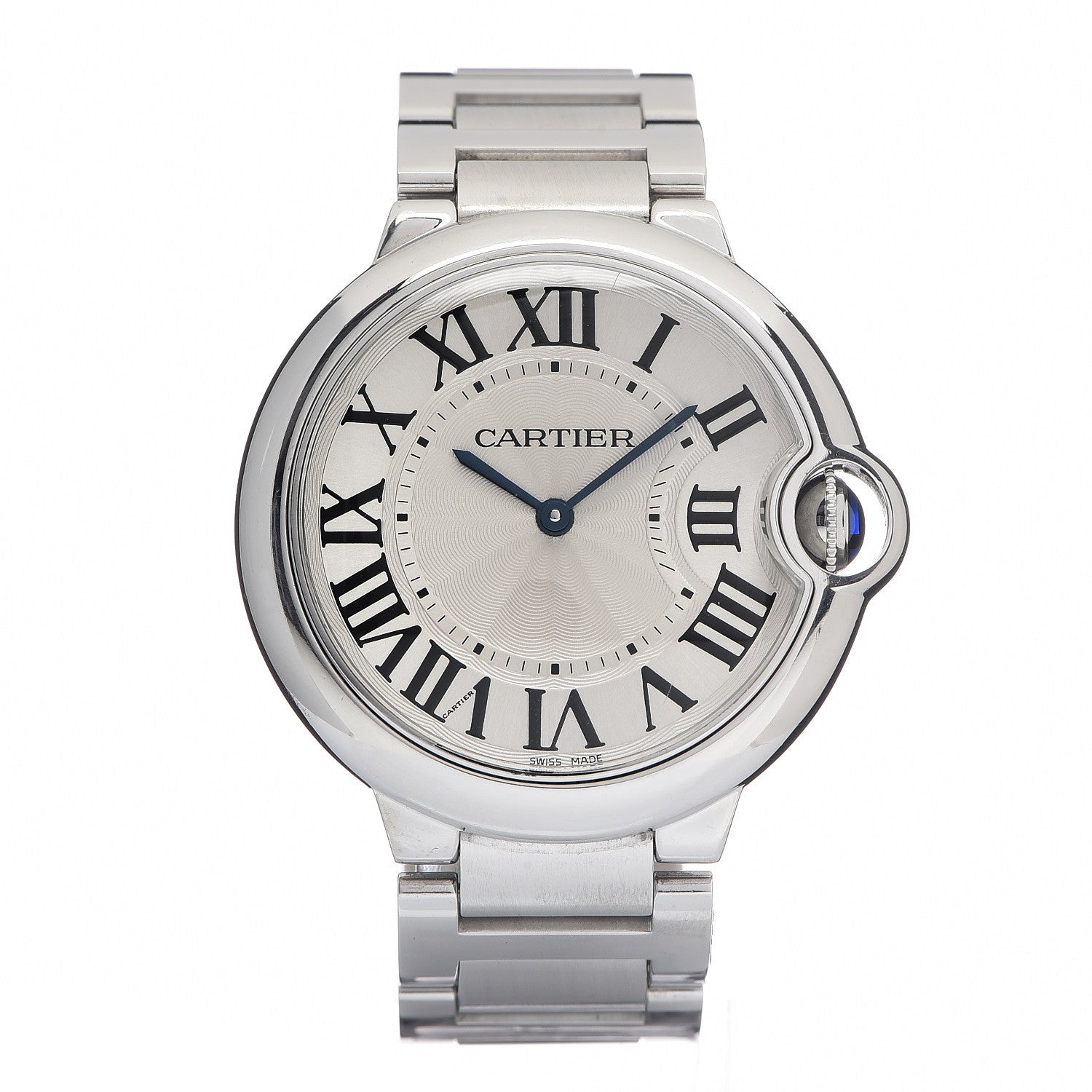 Cartier Stainless Steel 36mm Ballon Bleu De Quartz Watch 1 of 9