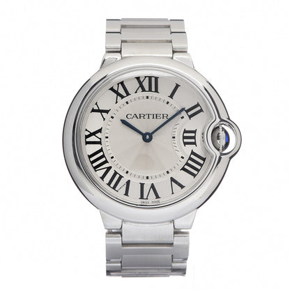 Cartier Stainless Steel 36mm Ballon Bleu De Quartz Watch 1 of 9