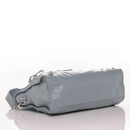 Balenciaga Agneau Giant 12 Silver Hardware City Bleu Dragee 4 of 7