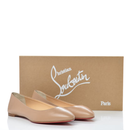 Christian Louboutin Nappa Eloise Flats 36.5 Nude 9 of 9