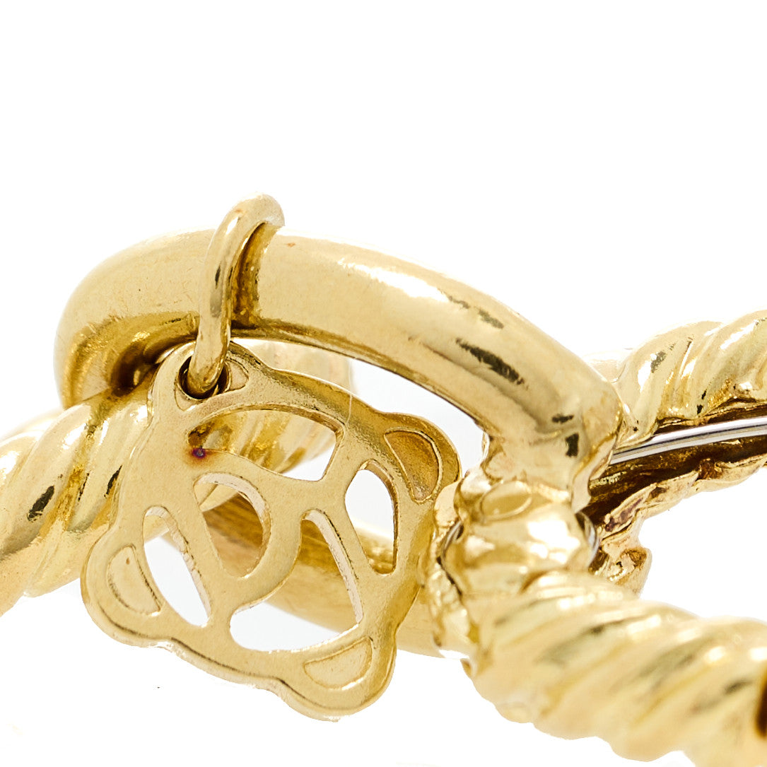 18K Yellow Gold 12mm Large Oval Link Bracelet