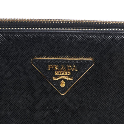 Prada Saffiano Lux Medium Tote Nero Black 5 of 9